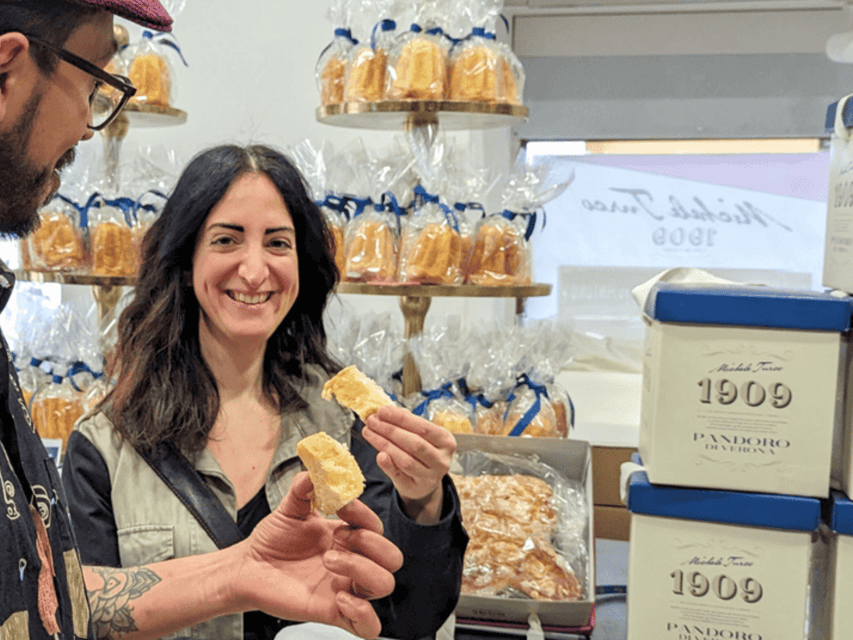 1.5 Hour Food Tour in Verona with Tastings & Sightseeing - Chocolate, royal confectionery, and a short café stop
