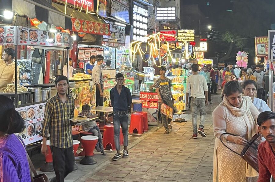 Agra: Sadar Bazar Food Market Night Walking Tour by Tuk-Tuk - Your hotel pickup and first tuk-tuk ride
