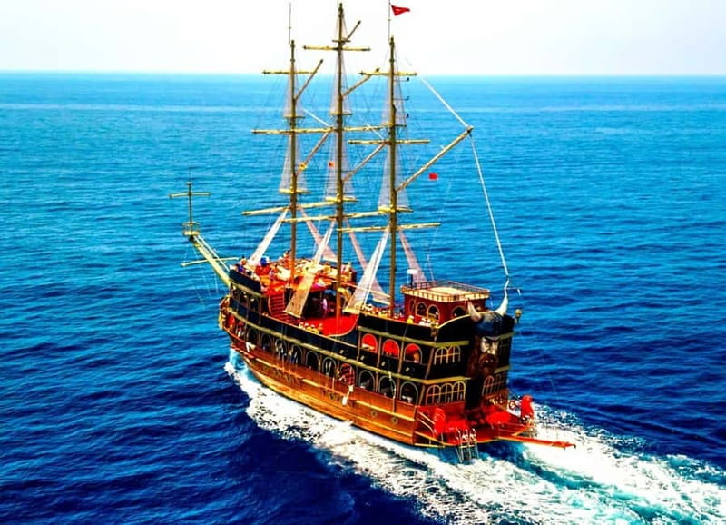 Alanya: Pirate Boat Tour with Food and Drinks - Boarding the Viking Alanya Boat
