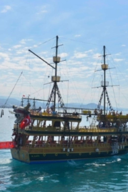 Alanya: Pirate Ship Cruise with Food and Swimming Stops - A barbecue lunch with a practical price