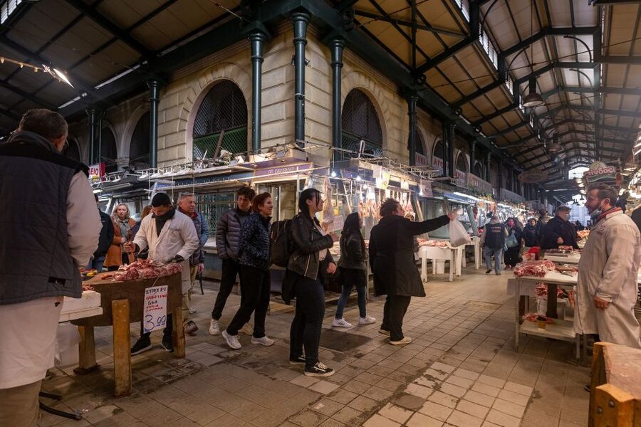 Athens: Food Market Visit and Cooking Class with Wine - What you actually eat and drink