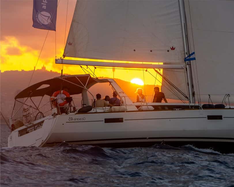 Barcelona: Coastline Sailing with Swim Toys w/ Food & Drinks - What the $81 price gets you