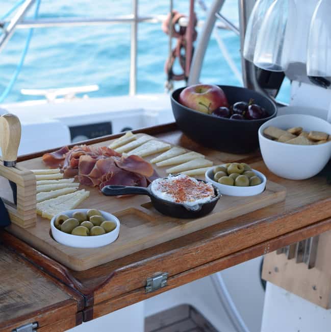 Barcelona: Coastline Sailing with Swim Toys w/ Food & Drinks - Choosing morning, afternoon, or sunset