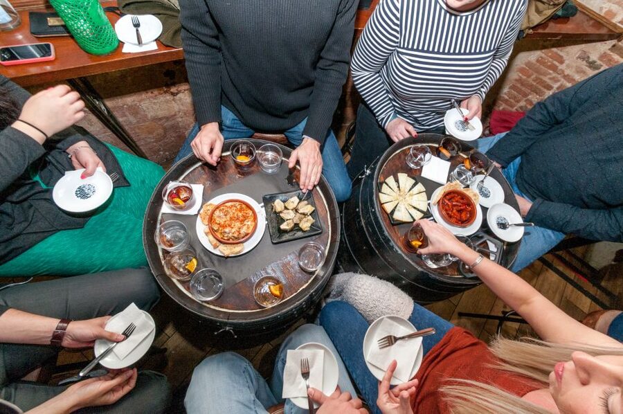 Barcelona Gourmet Food & Wine Tour with Local Expert - Second stop: comfort food in a music bar