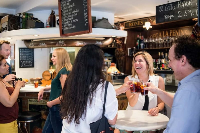 Barcelona: Hidden Markets, Tapas & Paella Food Tour - Seafood paella in a former winery