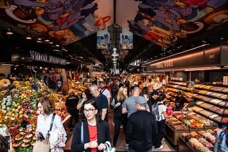 Barcelona: Markets Tour With Food and Wine Tasting Upgrade - Santa Caterina Market and Its Wavy Roof