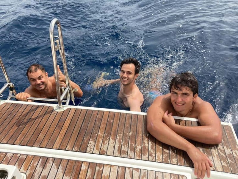 Barcelona: Sailing Tour + Food, Drinks, Swim & Sunset Option - Pinchos, cold cuts, wine, cava, and beer