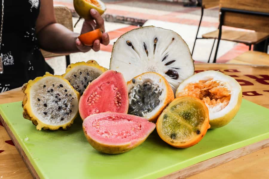 Bogota Food Tour with over 12 Tastings & Tejo - Ajiaco and unfamiliar Colombian fruit