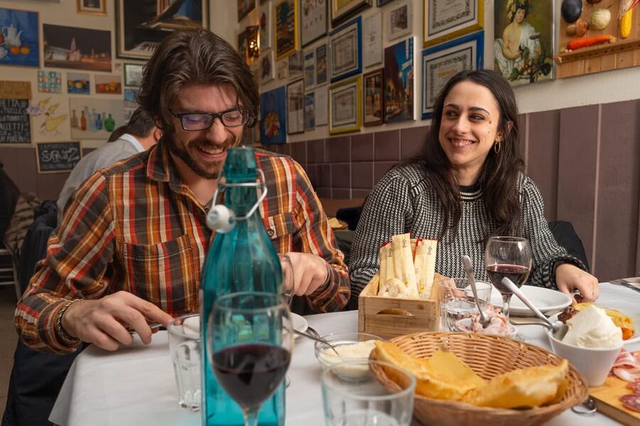 Bologna: Food Tour with Pasta Tasting & Local Specialties - Tigelle, mortadella, and the city streets