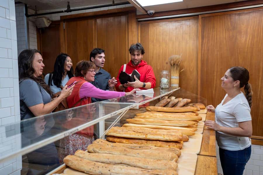 Boston: North End Food Experience with Pizza, Meats & Cheese - Fresh bread and the first taste of local life