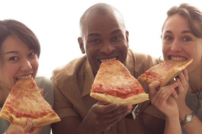 Boston Pizza Lovers Food and History Walking Food Tour - Three pizza slices, three useful comparisons