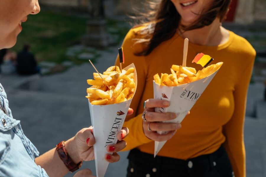 Bruges: Private Food Tour – 10 Tastings with Locals - Burg Square adds Bruges history between tastings