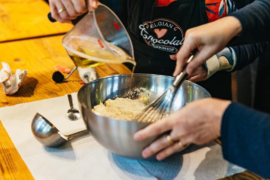 Brussels: Waffle Making Workshop - All You Can Eat - Toppings, portions, and what you actually eat