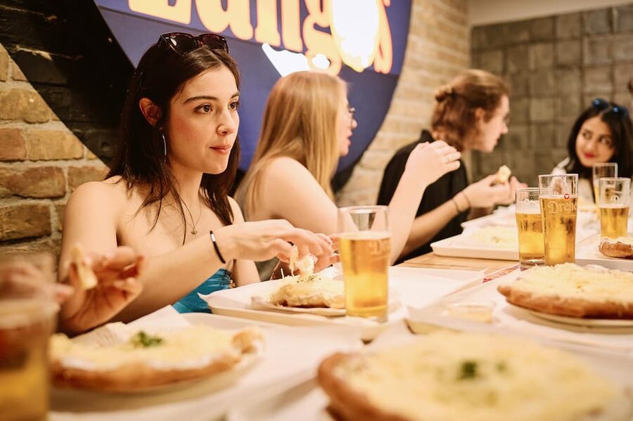 Budapest: Guided Food Tour with Wine, Beer, and Shots - The walk toward Andrassy Avenue