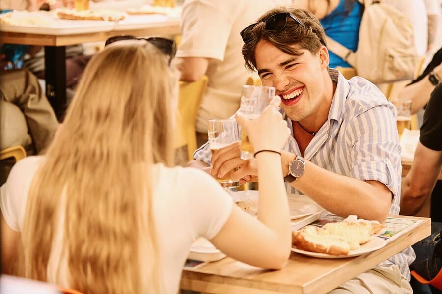 Budapest Guided Food Walking Tour with Drinks Included - Sit-down dishes and the move from street food to restaurant plates