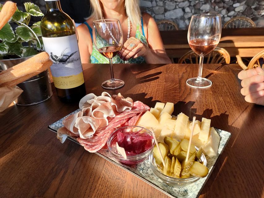 Cavaion: Lake Garda Wine & Food Tasting with Vineyard Tour - Buying wine, olive oil, and farm products