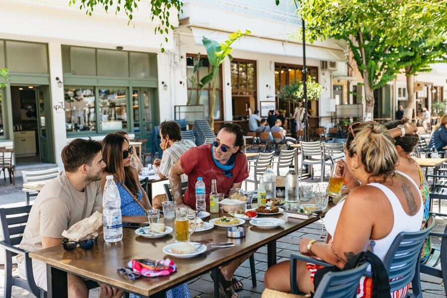 Chania: Old Town Highlights Guided Tour with Street Food - The food stops, from bougatsa to local olive oil