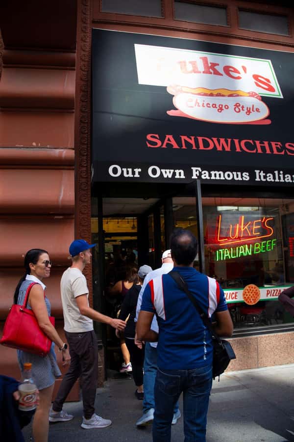 Chicago: The Ultimate Foodie Walking Tour with Tasty Stops - Stop one: the Chicago-style hot dog