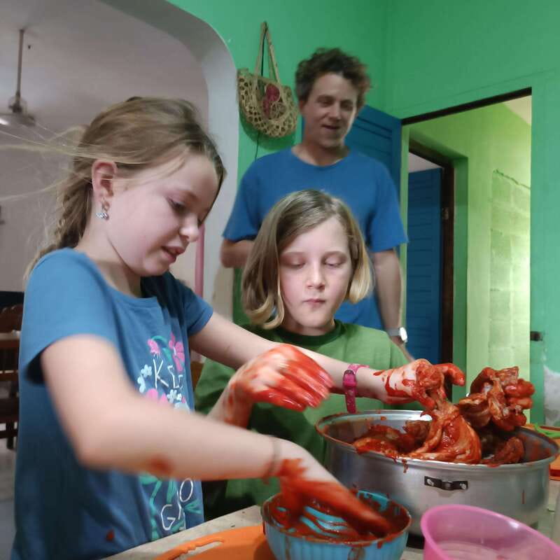 Cook Yucatán Food with your Merida Mom! (PDF Included!) - Eating the meal and taking the recipes home