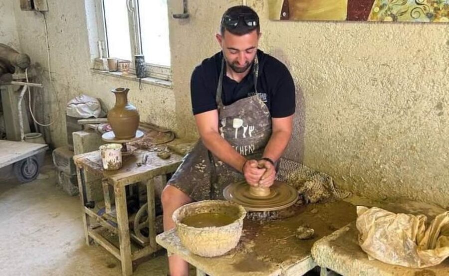 Crete: Full-Day Cretan Wines, Olive Oil, Raki and Food Tour - Five wines at a family-run winery