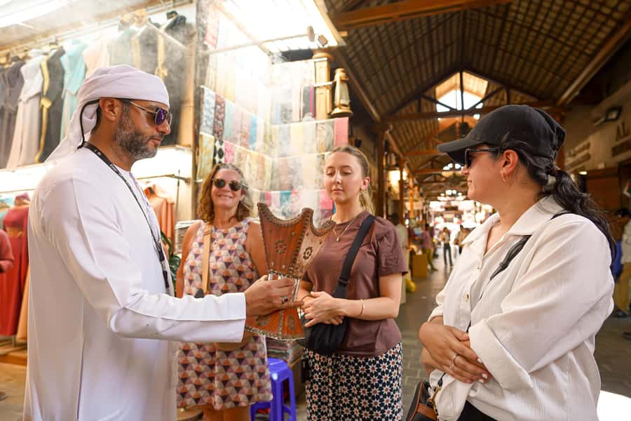 Dubai: Old Town, Street Food, Creek, Souks, & Emirati House - Bur Dubai Souk and the first tastes