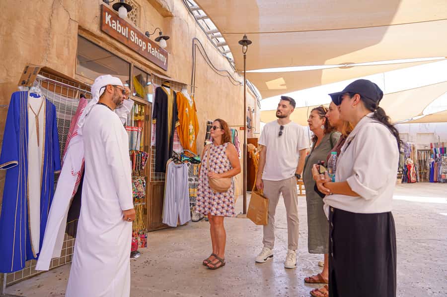 Dubai Private Top Attractions, Premium Vehicle & Street Food - Al Fahidi brings the pace down