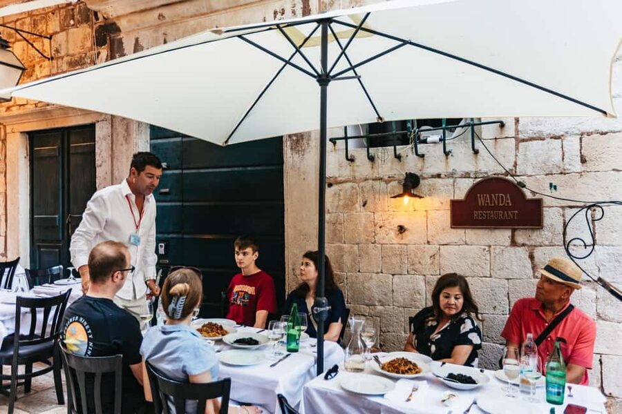 Dubrovnik: Old Town Food Tour - First plates: cheese, cured meat, and local snacks