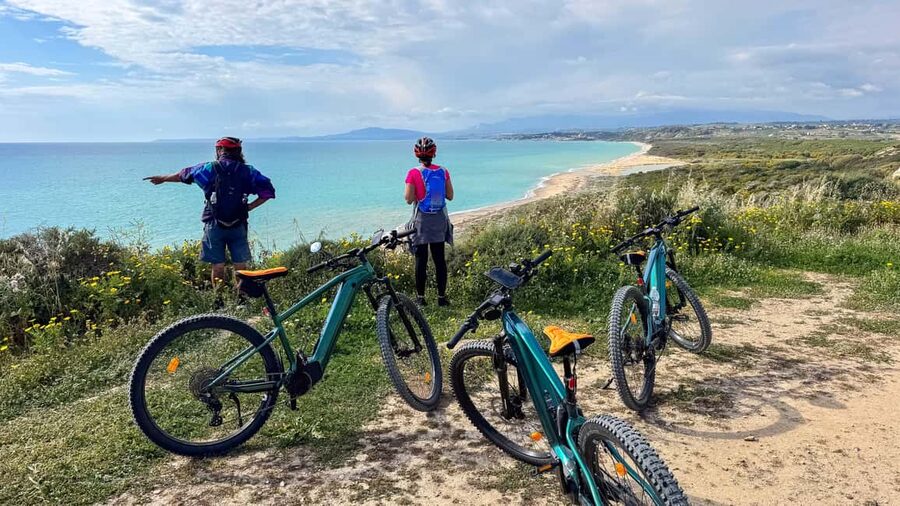 E-Bike: Adventure to the Scala dei Turchi, Sicilian Villages, and a food experience - Seeing Scala dei Turchi without rushing the photo stop