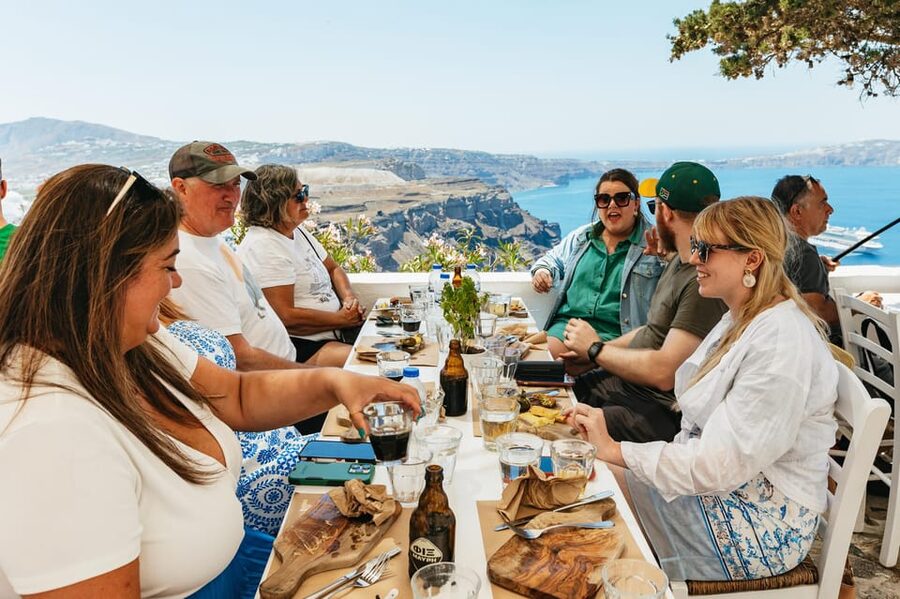 Fira: Guided Foodie Walking Tour with Tastings - Why a food walk is a smart first day in Santorini