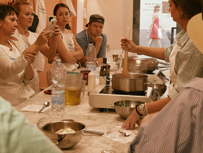 Florence: Cooking Class with Local Food Market Tour - Rolling fresh pasta by hand