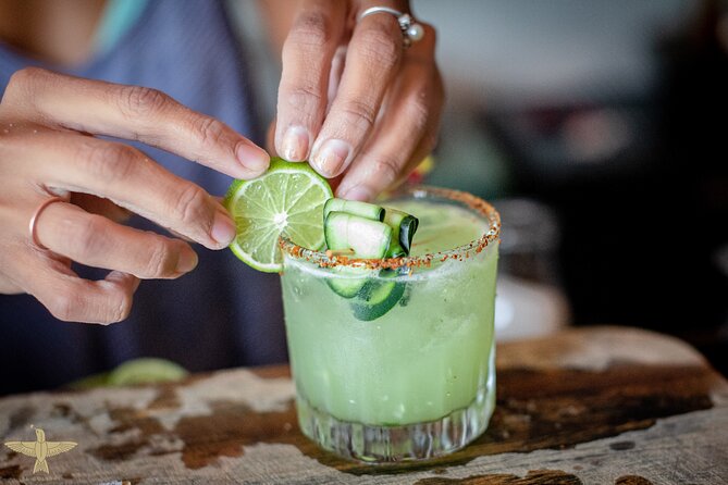 Food & Mixology Tour:Tequila,Tacos, Mezcal and Agave Cocktails - Stop four: a jalapeño margarita at Bar La Playa