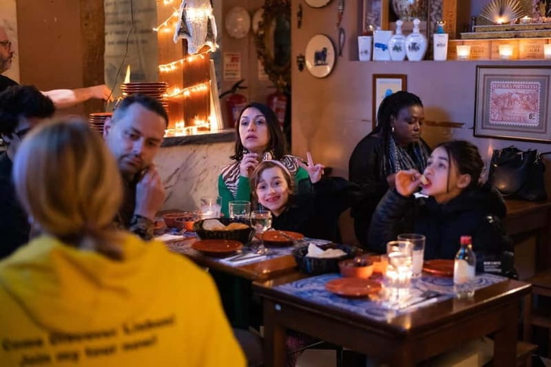 Food Tour: Portuguese wine & Tapas with Ginjinha Tasting - Starting with petiscos in Praça Luís de Camões