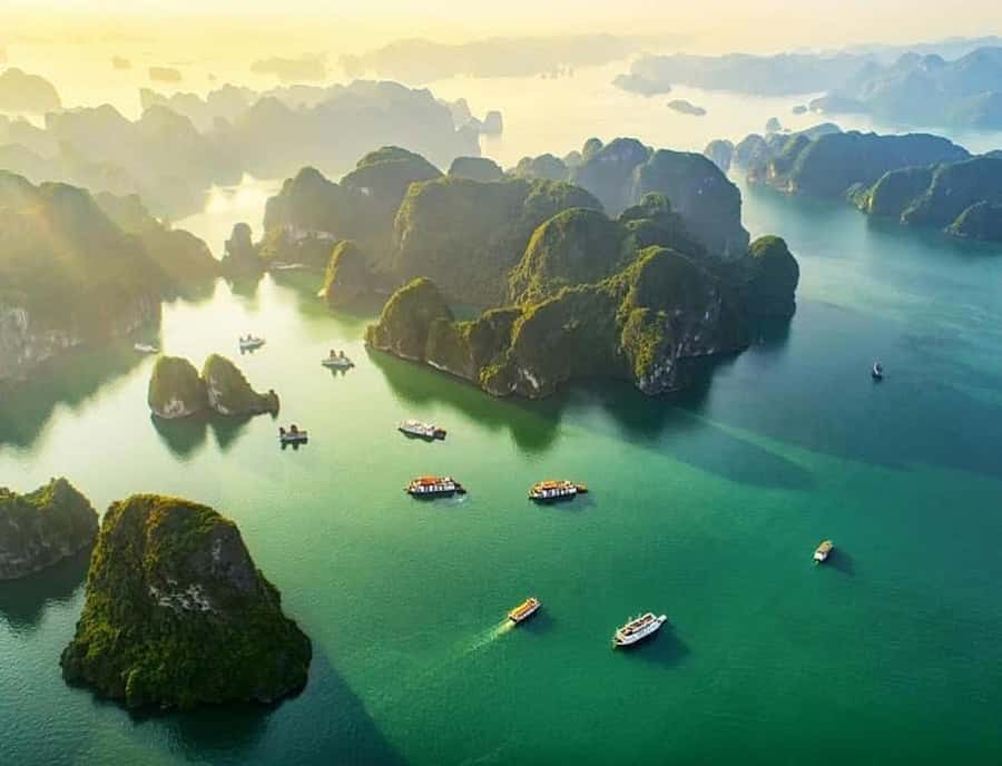 From Hanoi: Ha Long Bay Luxury Day Cruise with Food & Kayak - Hanoi to Tuan Chau: a long road to a famous bay
