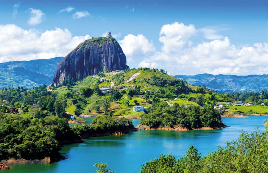 From Medellin: Guatape El Peñol with boat + gastronomic tour - Starting in El Poblado and Heading East