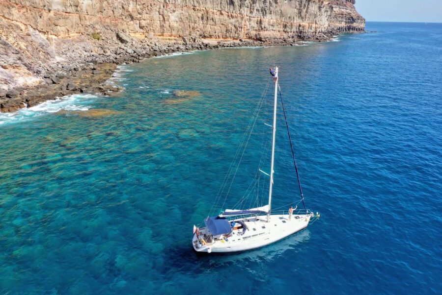 From Puerto de Mogán: Sailboat Trip with Food and Drinks - Pickup from the southern resorts