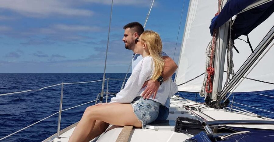 From Puerto de Mogán: Sailboat Trip with Food and Drinks - What the four-hour route feels like