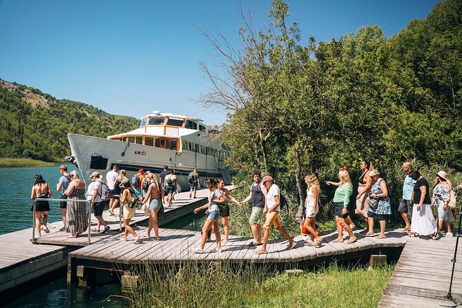 From Split: Krka Waterfalls, Food & Wine Tasting Tour - The Boardwalk Around Skradinski Buk