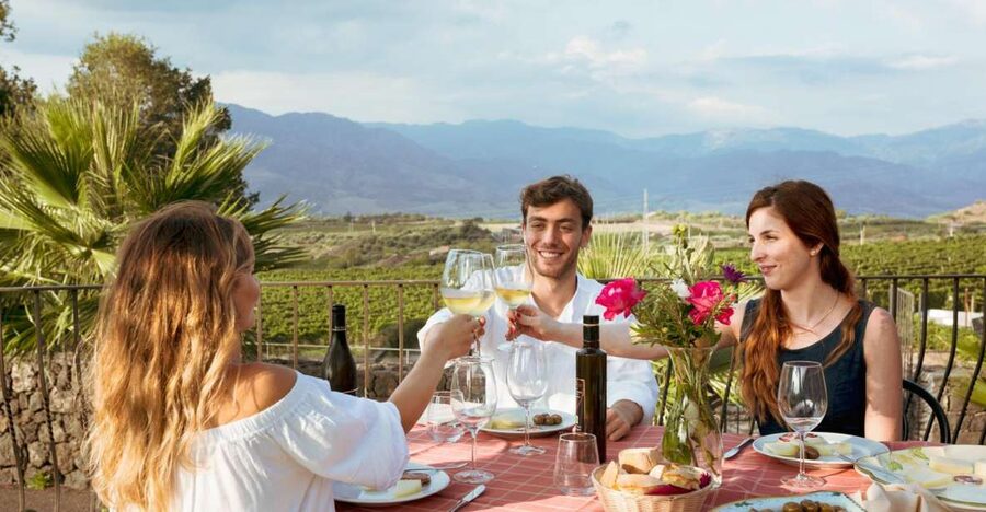 From Taormina: Mount Etna Food and Wine Tasting Tour - The drive from Taormina in a Mercedes minivan