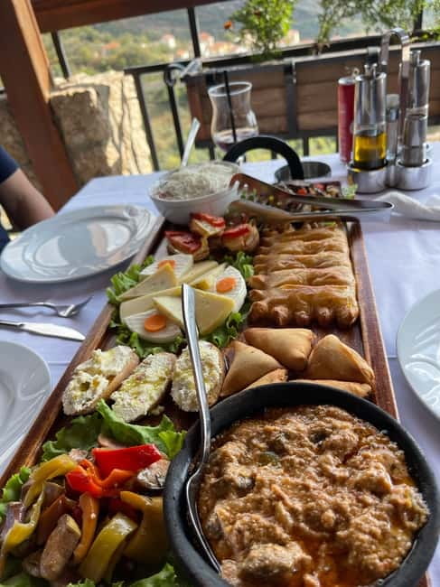 From Tirana: Durres & Kruja History and Local Food Day Trip - Lunch with a view over the Kruja plain