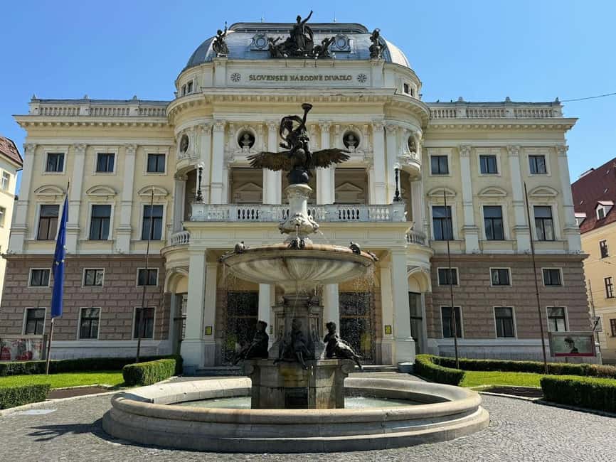From Vienna: Bratislava City Tour with Food Options - Practical details to keep your day smooth