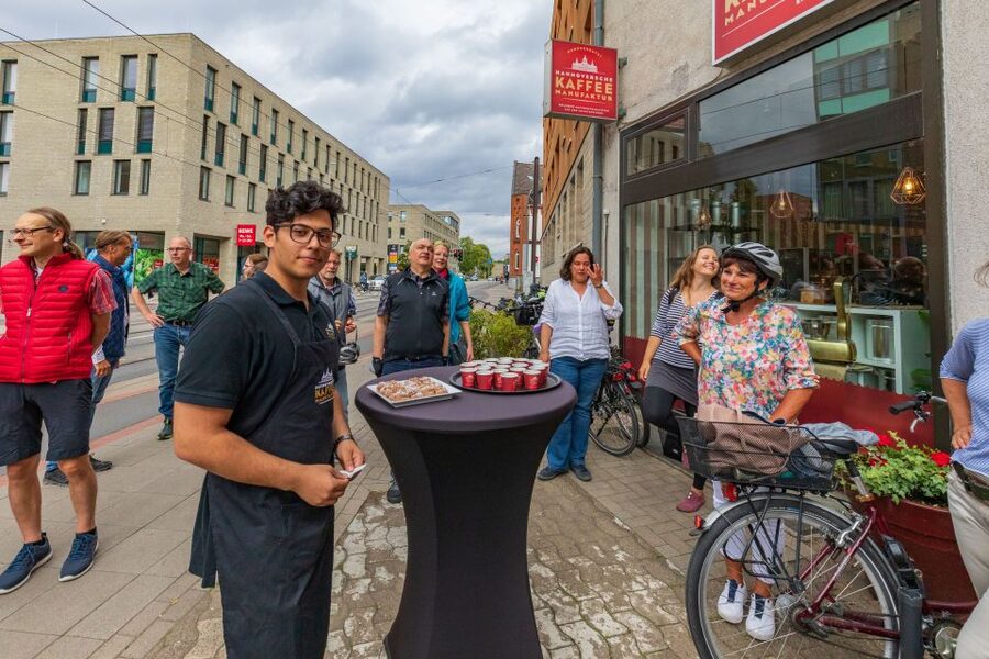 Hannover: Guided Bike Tour for Foodies with Tastings - Ihme-Zentrum adds a different side of Hannover