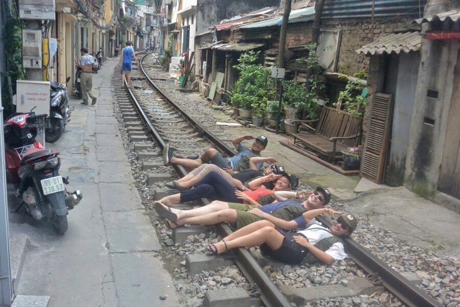Hanoi Food, Culture, Sightseeing & Fun By Vietnam Army Jeep - Train Street and the close-up Hanoi experience
