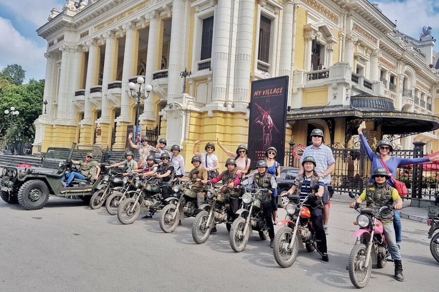 Hanoi Food, Culture, Sightseeing & Fun By Vintage Motorbike - Who will get the most from this tour