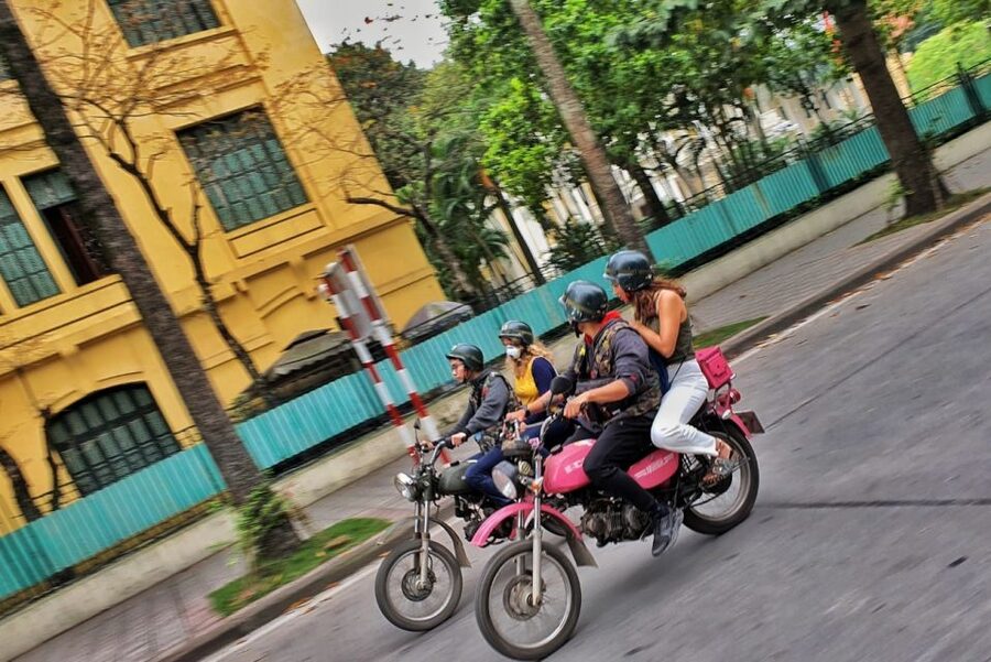 Hanoi Food, Culture, Sightseeing & Fun By Vintage Motorbike - Red River roads show another side of the city