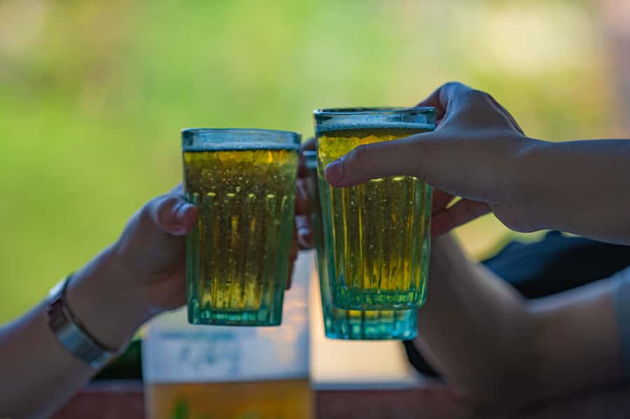 Hanoi Local Fresh Beer and Culinary Tour with Train Street - Fresh beer, roasted peanuts, and Hanoi’s social rhythm