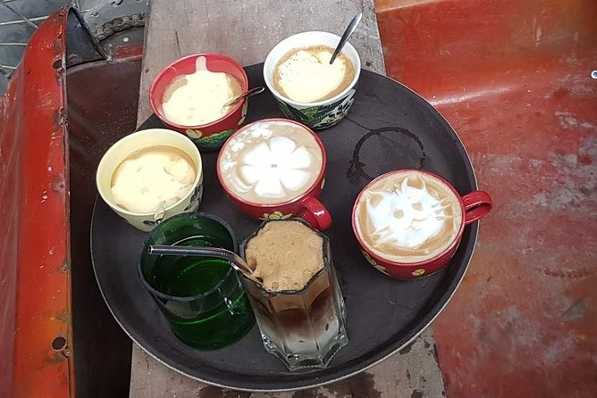 Hanoi Motorbike Tour: Food, Culture and Fun by Vintage Motorbike - Food and coffee finish the ride