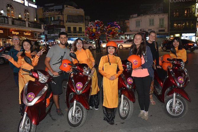 Hanoi Motorbike Tours Led By Women: Hanoi By Night Foodie Motorbike Tours - Đường Tàu, egg coffee, and the final surprise
