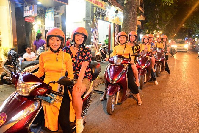 Hanoi Motorbike Tours Led By Women: Hanoi By Night Foodie Motorbike Tours - Bánh cuốn and the first taste of local Hanoi