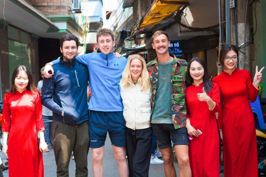 Hanoi: Small-Group Street Food Walking Tour - Sticky rice ice cream makes an unusual dessert