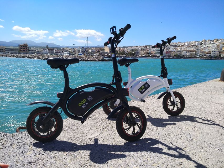 Heraklion: Ecobike Tour with Food tasting - Agios Minas Cathedral and the main food period